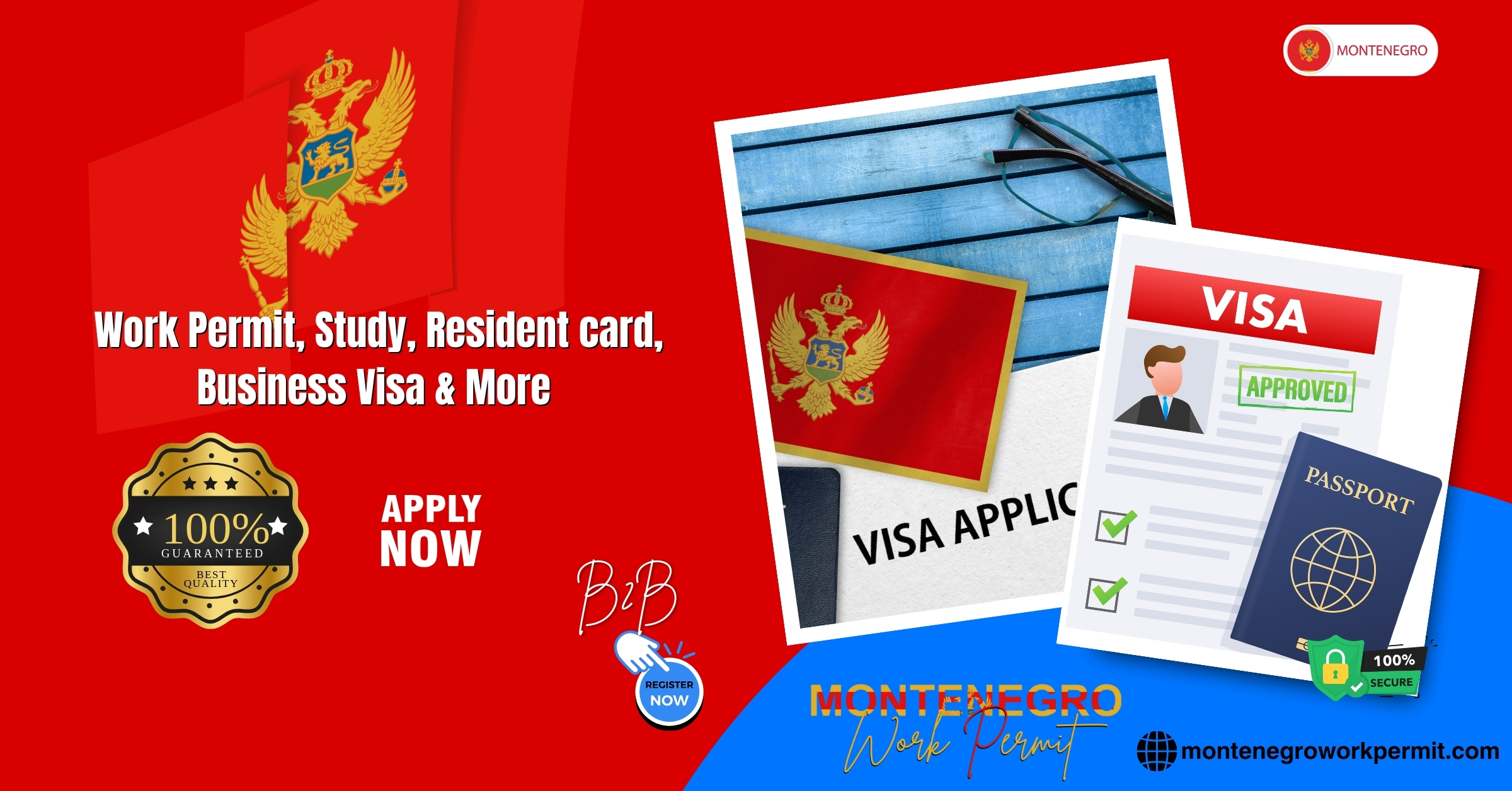 Montenegro Work Permit Visa & Business Resident Visa Requirements for Belarusian Citizens